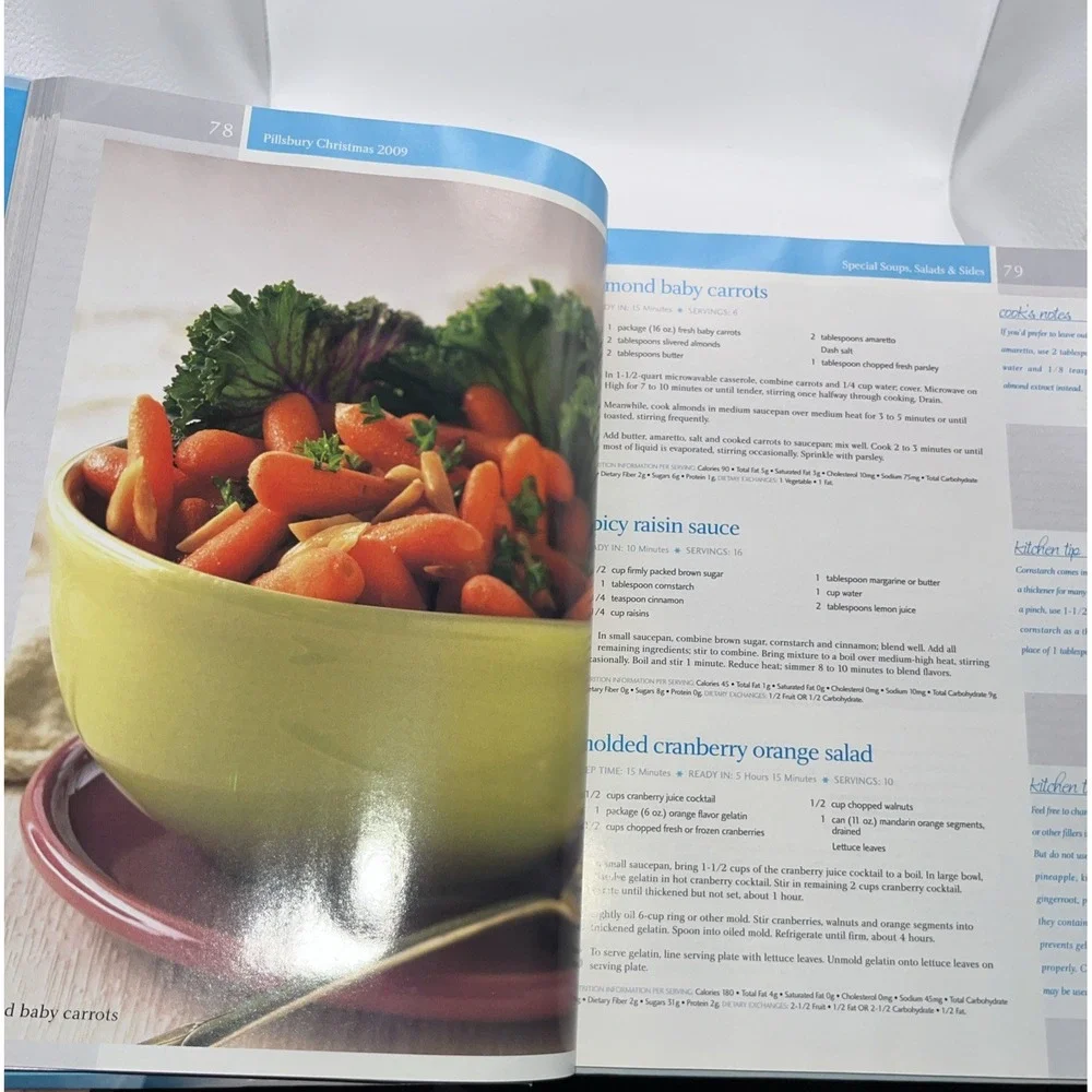 Pillsbury Christmas Hardcover Cookbook‎ Bundle Of 2 2009-2010
